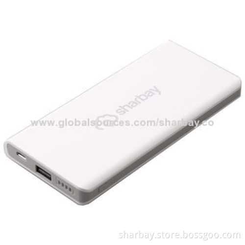 Dual USB Port Power Bank with 10,000mAh Capacity, Various Colors Available, 4 Power Indicator LightsNew